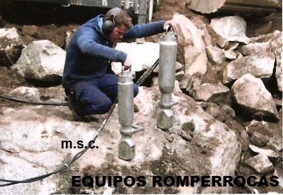 equipos de romper rocas