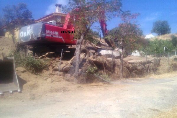 excavacion de piedras