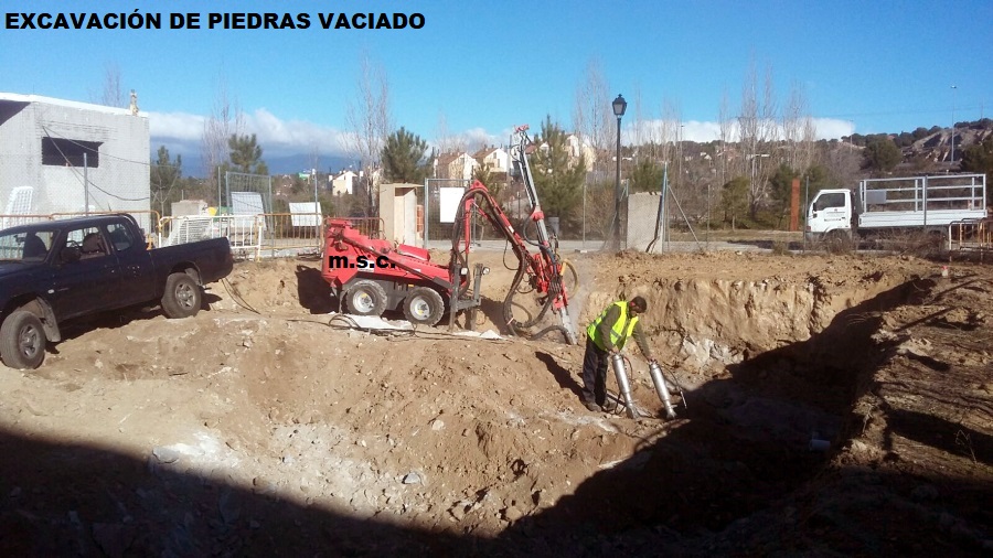 excavacion,demolicion,rotura,perforacion de piedras,hormigon,granito