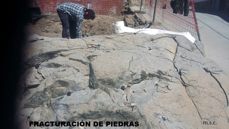 rotura de piedras quebrantadores fracturación de piedras