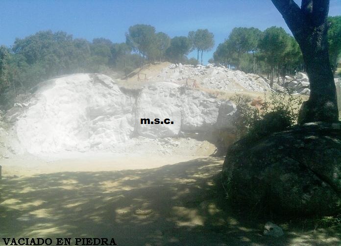 vaciado en piedra para vivienda