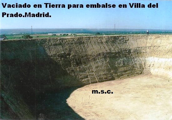 vaciados de tierras